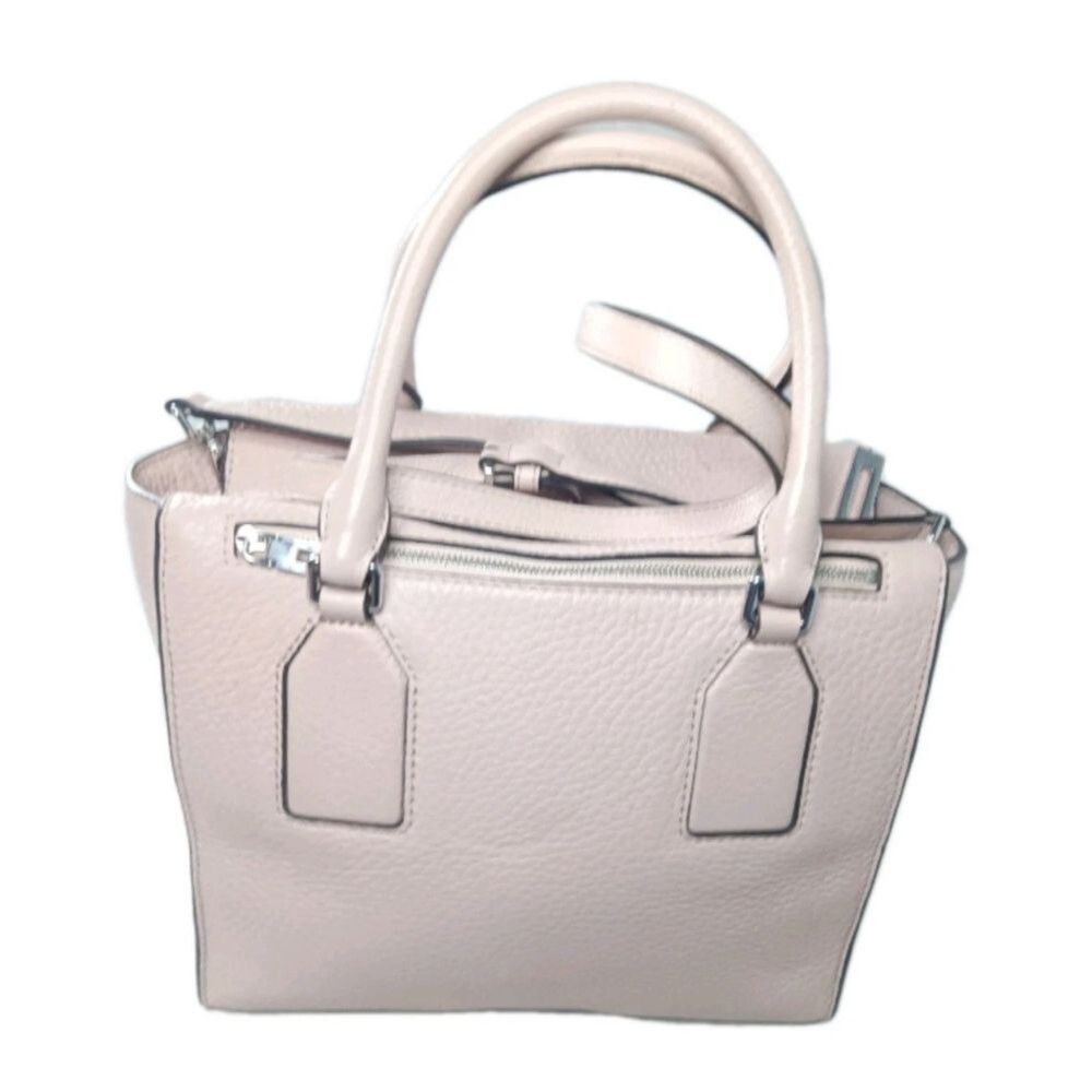 Michael Kors Selby Ballet Satchel Handbag Pink Pebbled-Leather Retail $398 - Picture 4 of 12